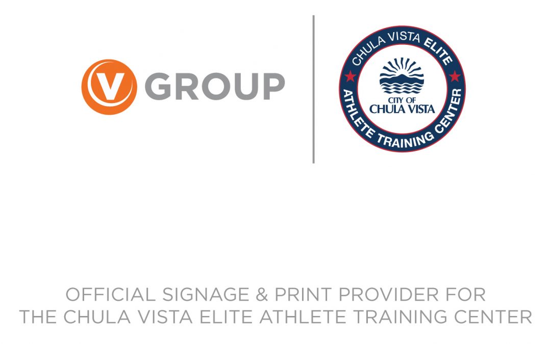 chula vista elite athlete training center announces v group as the official signage and print provider