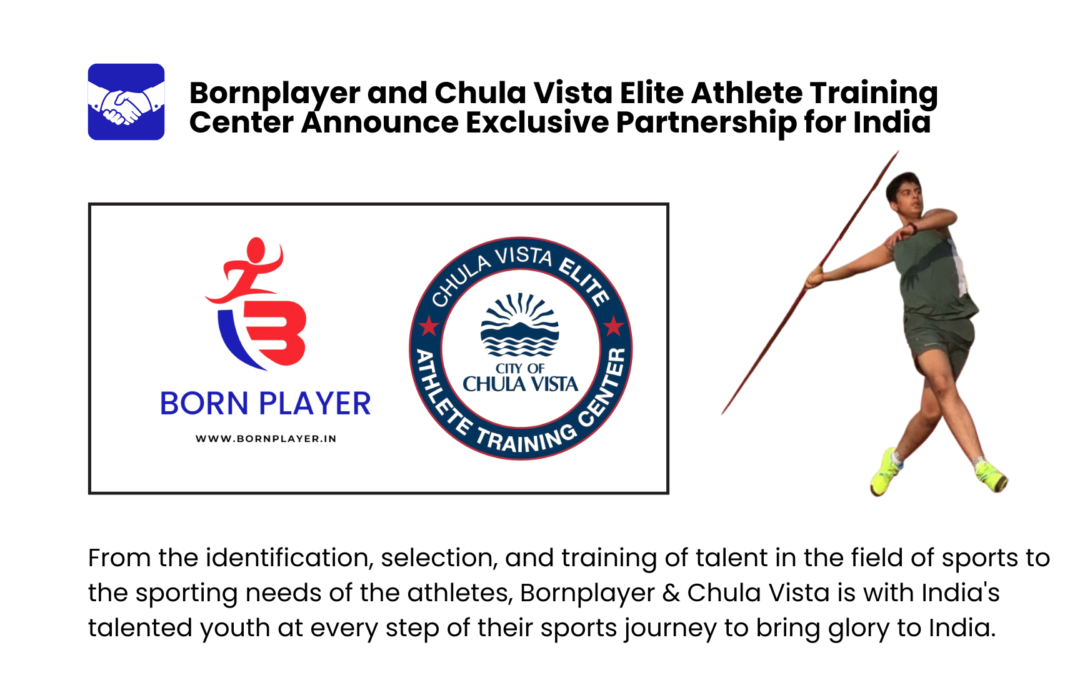 bornplayer and chula vista elite athlete training center announce partnership in india