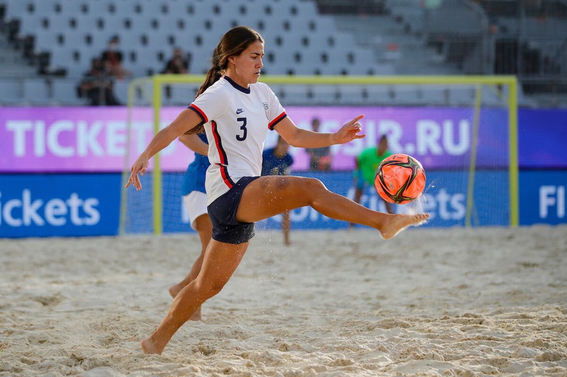 U S Womens Beach Soccer National Team Hold An 18 Player Training Camp