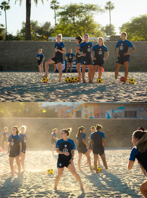 U S Women S Beach Soccer National Team Is Back At Cveatc Chula Vista