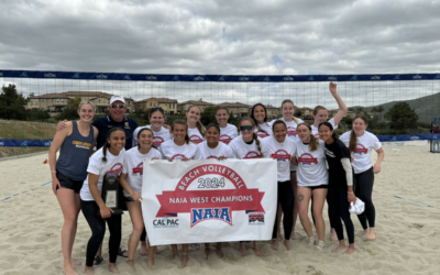 Corban Sweeps USK in Beach Finale: Secures NAIA National Invitational Spot